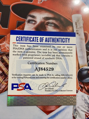 Kris Bryant Signed 8x10 Photo Psa Dna Coa Autographed San Francisco Giants - Picture 5 of 6