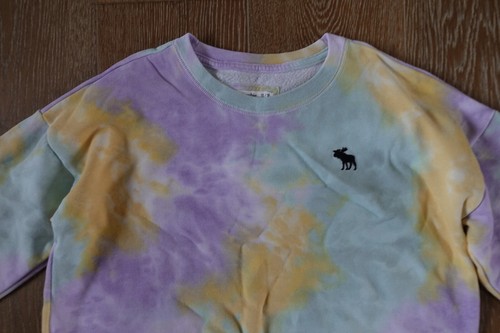 Abercrombie Girls Tie Dye Sweatshirt Size 15-16 VGUC - Picture 2 of 4