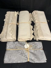 The Natural Fiber Resource Table Cloth Placemats New With Tags 12 Total 4 Napkin