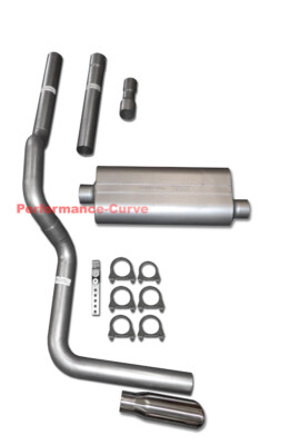 Mandrel Bent Exhaust w/ Flowmaster 70 Series - Mellow Fits 88-01 Dodge Ram