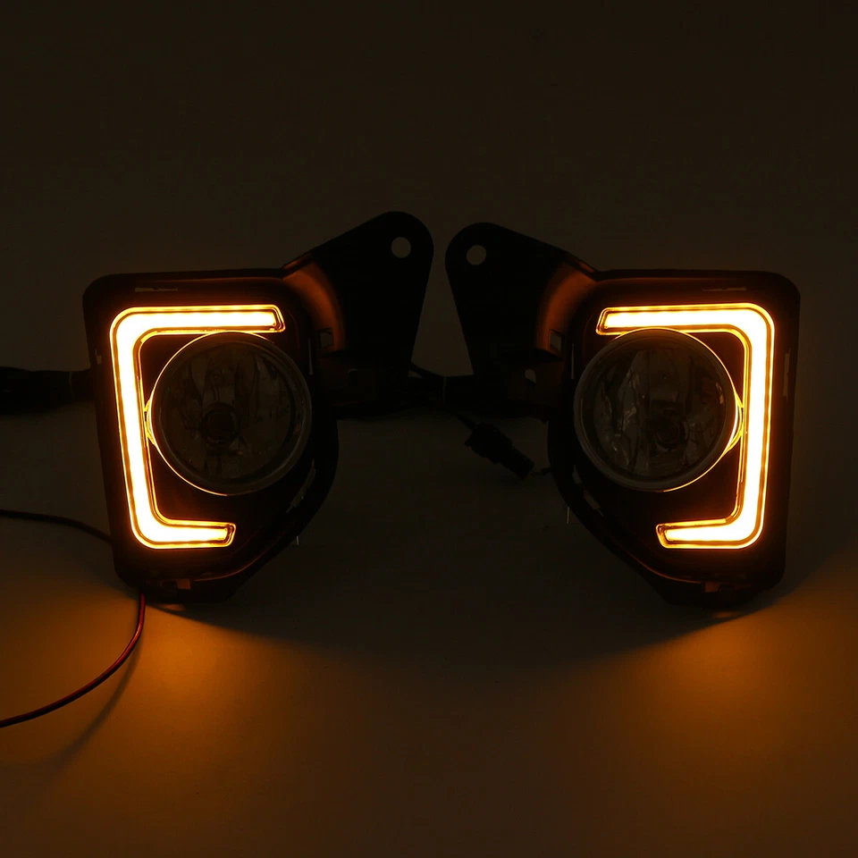 Luz de circulación diurna LED DRL luces antiniebla intermitentes para Toyota Hiace 2014-2018 Foto 4 de 4