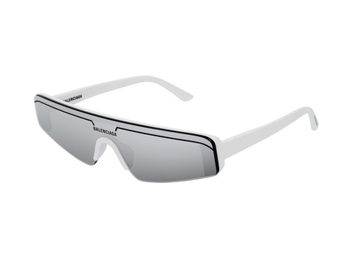 Occhiali da sole Balenciaga BB0003S 002 bianco argento | eBay