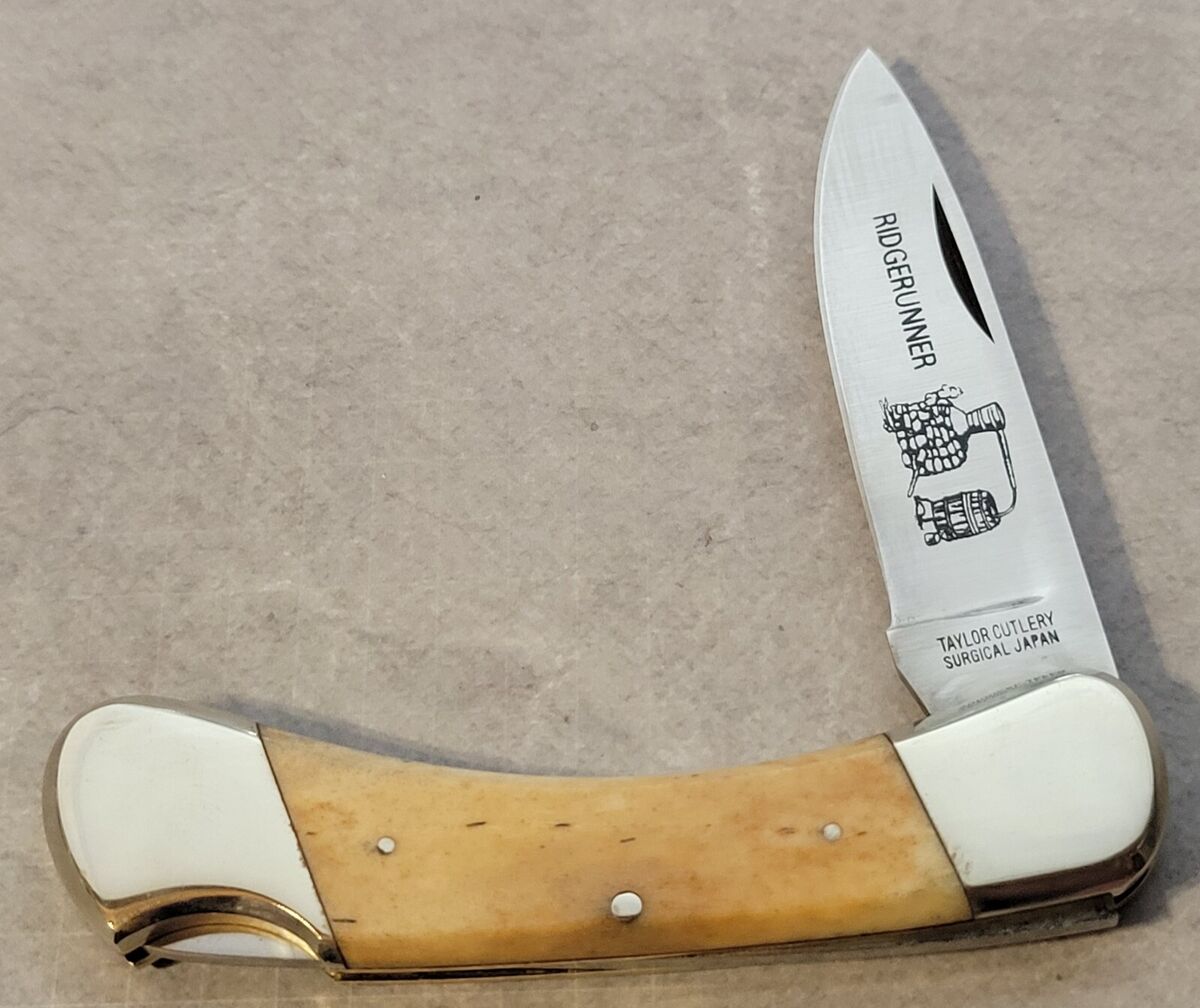 TAYLOR CUTLERY Ridge Runner Knife Made In Japan 1980s Smooth TAYLOR CUTLERY Ridge Runner Knife Made In Japan 1980s Smooth