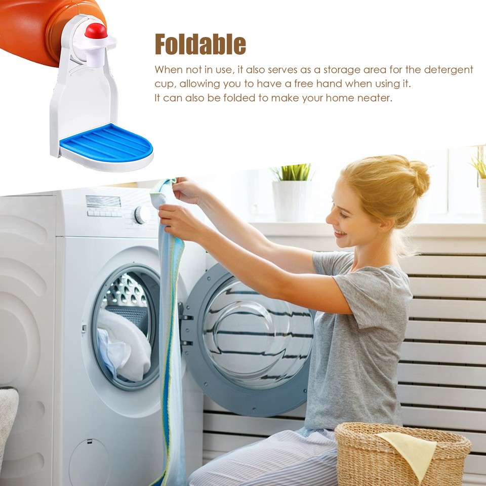 Laundry Liquid Detergent Cup Holder Pack Of 2 Drip Catcher Soap Holder