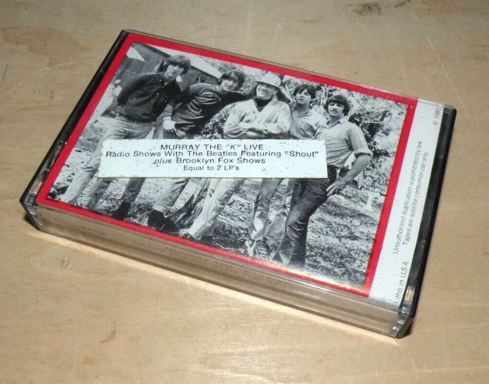 Murray The K Live/Beatles - Cassette - Live Radio Shows - 1980