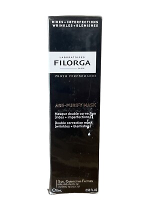 FILORGA Age-Purify Double Correcting Mask 2.53 Fl oz Sealed & New Box