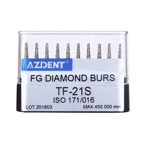 AZDENT 100pcs Dental Super Coarse Diamond FG Burs for High Speed Handpiece - Picture 36 of 48