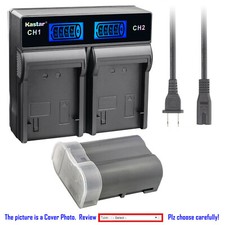 Kastar Battery LCD Rapid Charger for Nikon EN-EL15e Nikon D7000 D7100 Camera