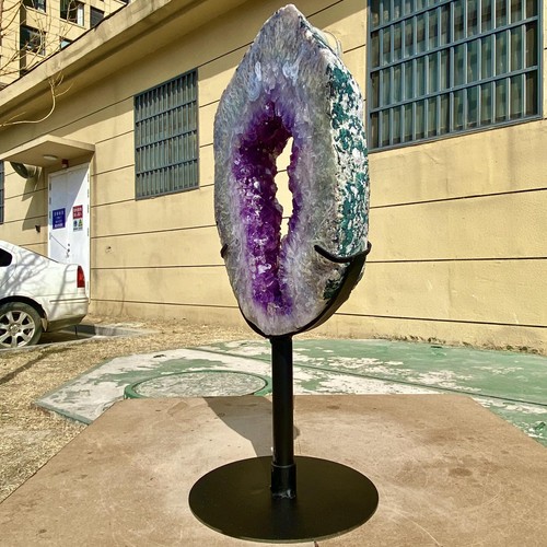 8.57LB Natural Amethyst Mineral crystal Hand cut like crystals specimen - 第 11/16 張圖片