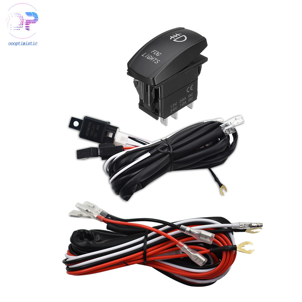 Fog Light Wiring Harness Switch w/Relay Fuse POA718421 for Toyota