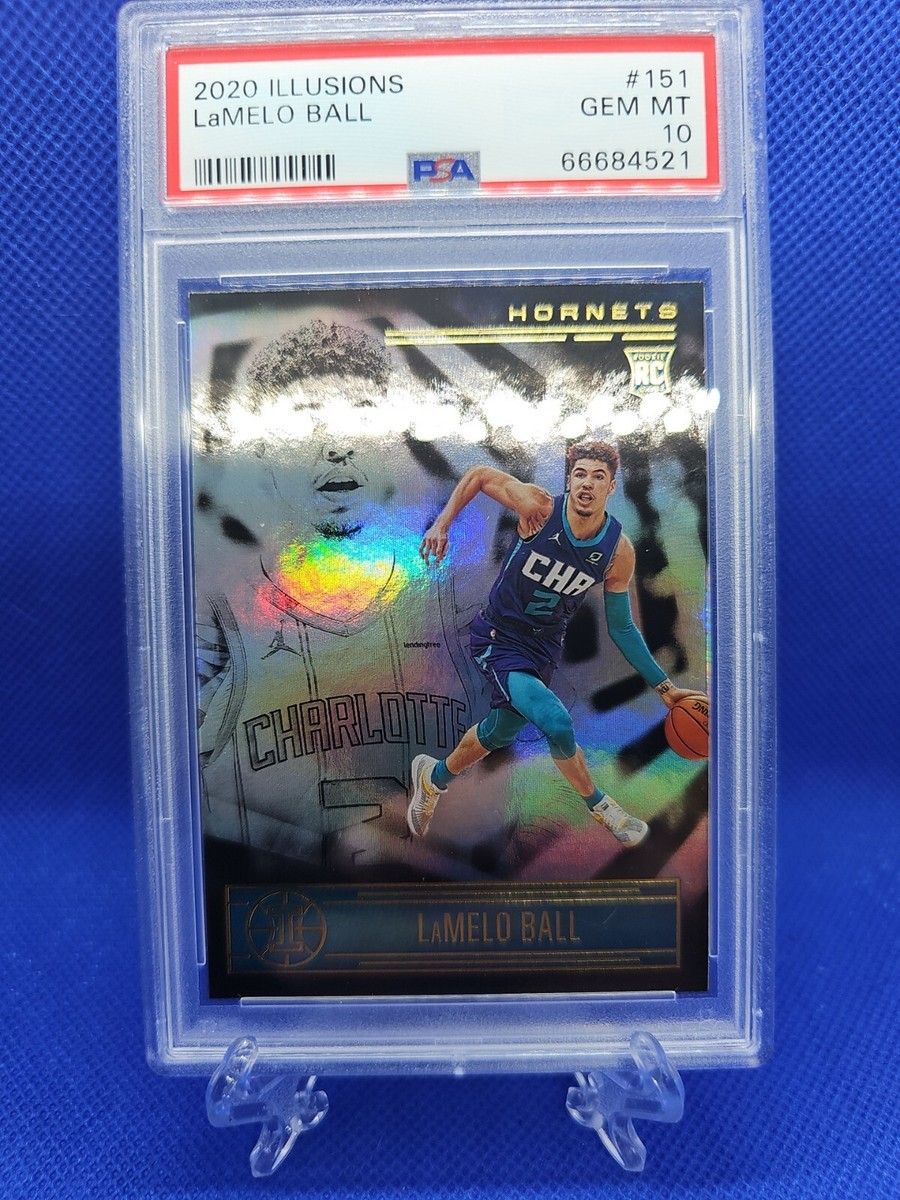 graded lamelo ball rookie card 2018 Leaf National Convention #22 (Gem Mint 10  1st NBA LaMelo Ball Signed Trading