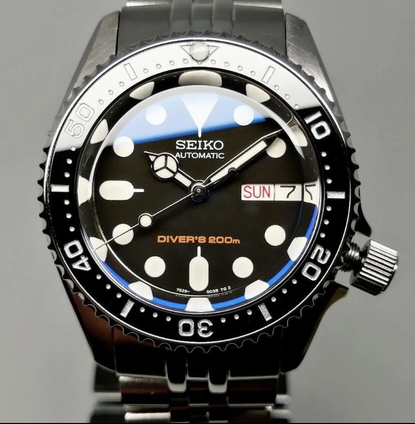 Rare seiko mod Seiko custom skx013 NH36 equipped self-winding manual  winding | eBay