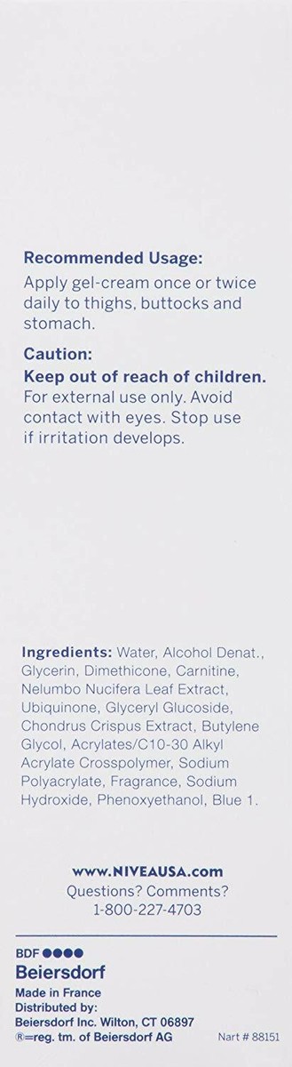 NIVEA Skin Firming Smoothing Toning Gel-Cream Q10, L-CARNITINE | eBay