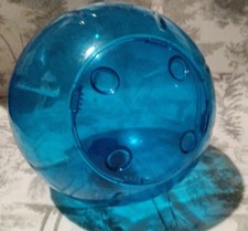 Used- ZHU ZHU PETS Hamster Adventures Ball - Blue with Ball  - No Original Box 