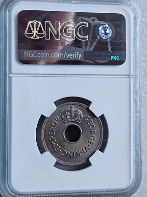 Fiji 1 Penny 1941 NGC MS 62 | eBay