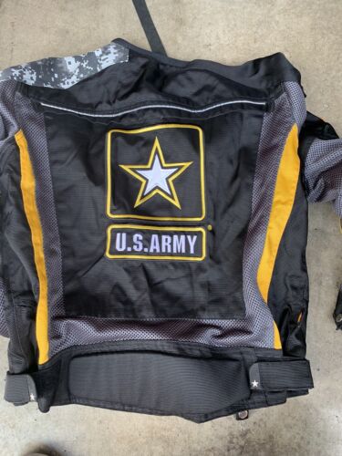 POWER-TRIP U.S. ARMY Armored Motorcycle Jacket Tactical Rack - Size M - Picture 2 of 4