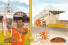 FOOTBALL GROUNDS & CLUBS  MIDDLESBROUGH POSTCARD CONTINENTAL SIZE UNUSED MINT