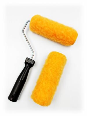 7 Zoll Dispersionsfarbe Roller Rahmen Griff Ersatzhülse raue Oberfläche langer Flor