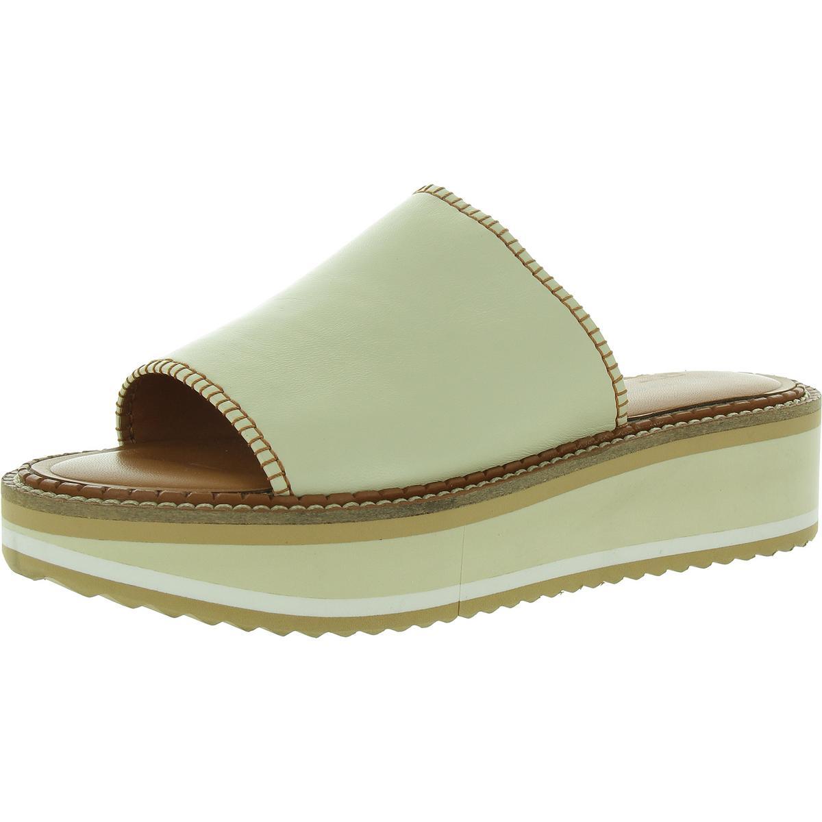 Женские босоножки Clergerie Paris из кожи слоновой кости, размер 39,5 средний (B,M) BHFO 1718