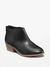 Old Navy Faux-Leather Ankle Booties for Girls / 13