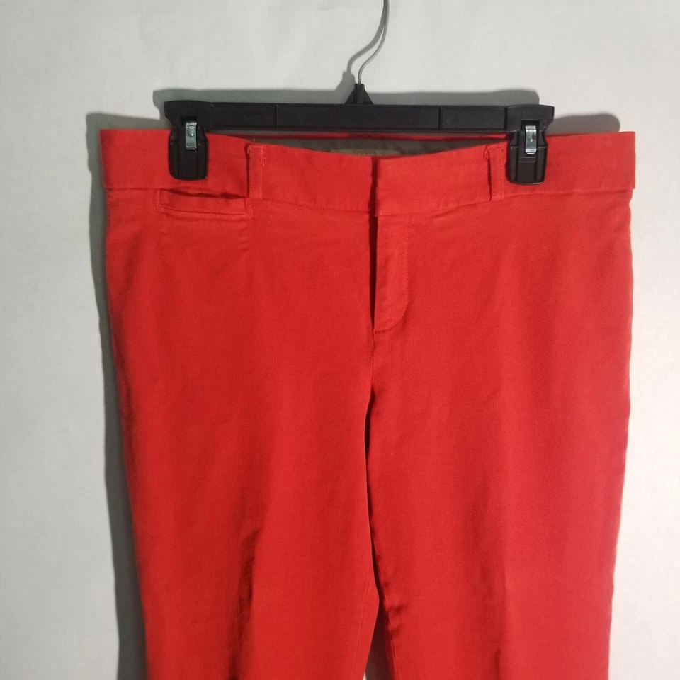 Banana Republic Sloan Fit Dress Pants Womens Size 10 Red Business - Image 3 of 4