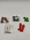 BARBIE DOLL LOT VTG BOOTS 5 PAIR 60S 70s MOD ERA RED GREEN WHITE BROWN BLACK