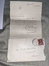 Antique 1890 Norfolk Virginia VA Letter on Wyandotte Hens Chickens Poultry