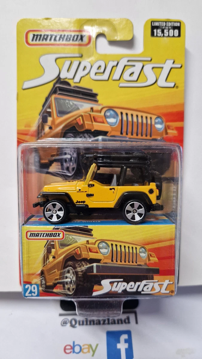 Voiture Miniature Matchbox Superfast Jeep Wrangler 1976 (CP15) - 1:64 - Occasion