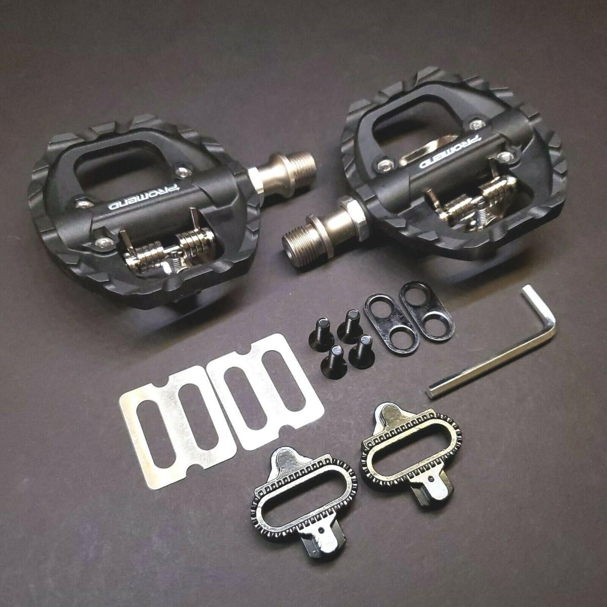 🔥 PROMEND PD-F91 MTB/Road Bike Clipless Pedals Platform SPD