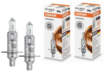 2x OSRAM H1 24V 70W ORIGINAL SPARE PART HALOGENLAMPE NEBELSCHEINWERFER LKW