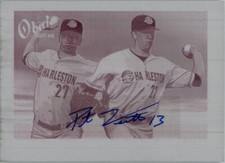 Pat Venditte 2009 TriStar Obak #28A Autograph Rookie Auto Press Plate 1/1