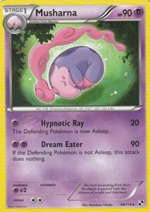 Musharna 49/114 Pokemon Black and White Base