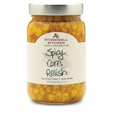 Stonewall Kitchen Spicy Corn Relish 16 Ounces Gourmet Condiment 1 Pound