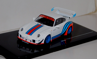 PORSCHE 911 993 RWB MARTINI STYLE WHITE IXO MOC209 1/43 | eBay