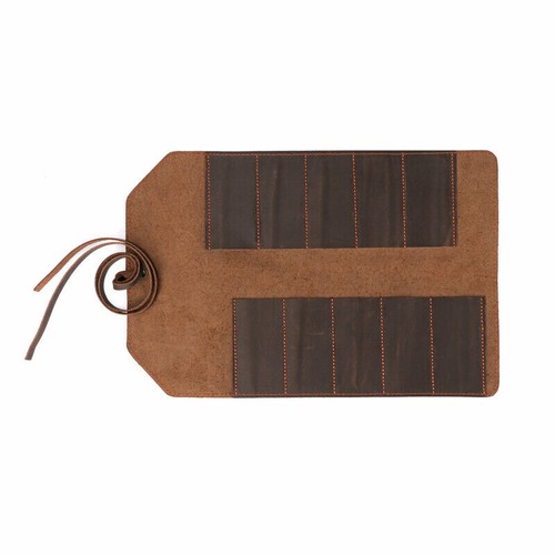 Coltelli in pelle legno intaglio rotolo attrezzi organizer portacoltelli sacchetto-regalo natale - Foto 10 di 23