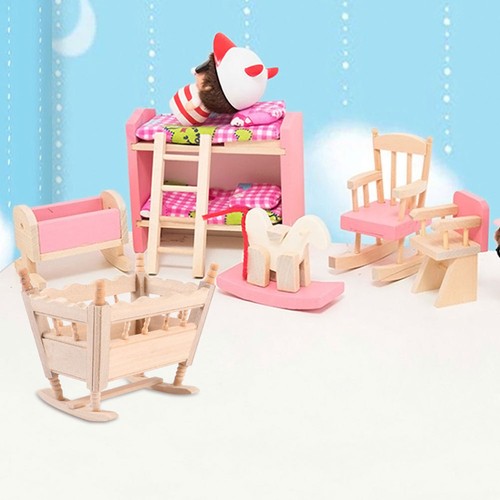 2 Pcs Mini-Möbelmodell Baby Kind Puppenstubenmöbel Miniaturmöbel Für - 第 11/12 張圖片