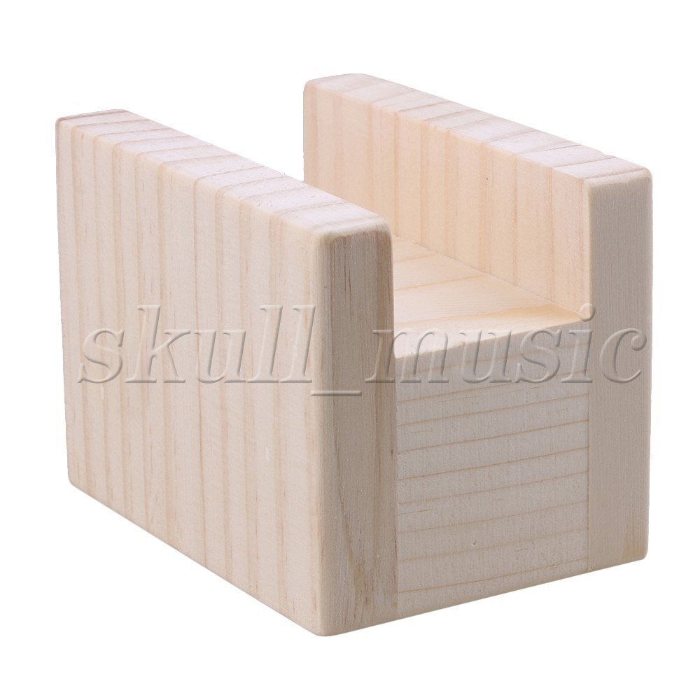 2PCS 4cm Groove Wood Cube Furniture Lifter Bed Sofa Table Riser Height