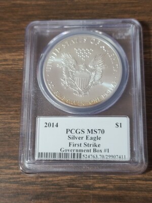 10枚セット★2014年イーグル銀貨 PCGS MS70FS マーカンティサイン 2014 SILVER EAGLE PCGS MS70 FIRST STRIKE MERCANTI SIGNED FROM