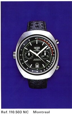 Echte 20mm CorfaM  Uhrenarmbänder Für Vintage Heuer Montreal