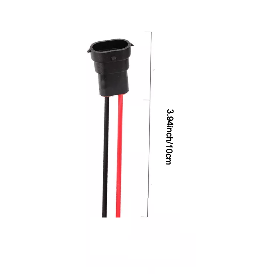 Fog Light Wiring H10 (9145) Male Pigtail Wire Harness & Socket ...