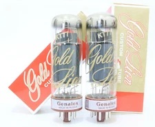 Factory Match 1 pair Genalex Gold Lion KT-77 KT77 EL34 (Elegant edition) 
