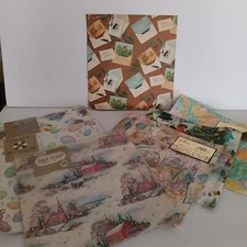 Vintage Hallmark, Rust Craft, Smart, Norcross Sheets Of Gift Wrapping Paper 7