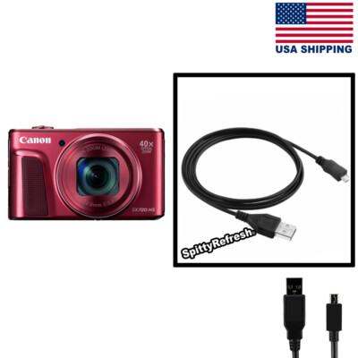 Canon PowerShot Camera SX720 USB Power Cable Transfer Replacement