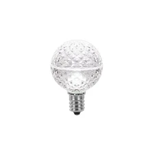 LED G40 Christmas Replacement Bulbs - Pure White - Pack of 25