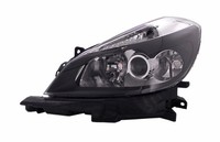 Scheinwerfer Links FüR Renault Clio 3 R 2005-2009 Schwarz H7 LWR Stellmotor