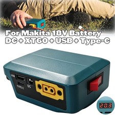Image of Power Converter Adapter for Makita 18V LXT Battery XT60 DC USB-C Voltage Monitor