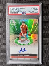 2025 Topps Chrome - Autograph Issue Rookies Yang Hansen Green Ref  /99 AU RC