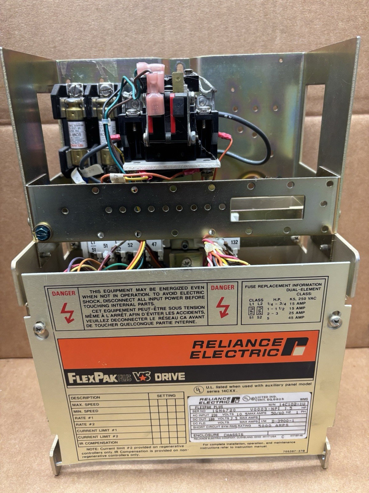 RELIANCE ELECTRIC 14C56-1U FLEXPAK PLUS