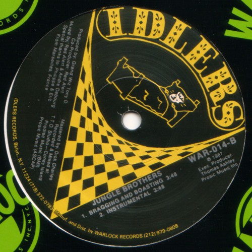 Jungle Brothers - Jimbrowski / Bragging And Boasting (12", RE) (Very Good Plus ( - Picture 2 of 3