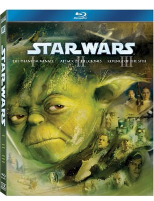 Happinet Star Wars Prequel Trilogy Blu-Ray Collection 3-Disc Blu-Ray